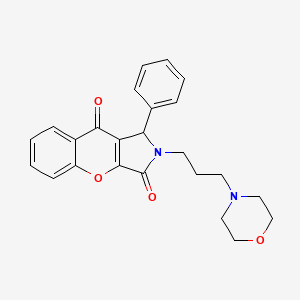 2-(3-Morpholinopropyl)-1-phenyl-1,2-dihydrochromeno[2,3-c]pyrrole-3,9-dione
