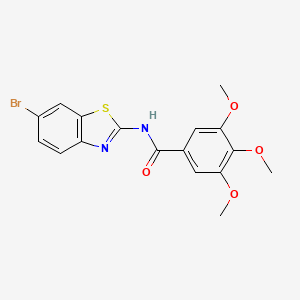 N-(6-bromo-1,3-benzothiazol-2-yl)-3,4,5-trimethoxybenzamide