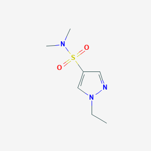 molecular formula C7H13N3O2S B2932714 1-ethyl-N,N-dimethyl-1H-pyrazole-4-sulfonamide CAS No. 1006213-39-3