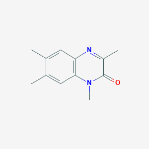 molecular formula C12H14N2O B293272 1,3,6,7-tetramethyl-2(1H)-quinoxalinone 