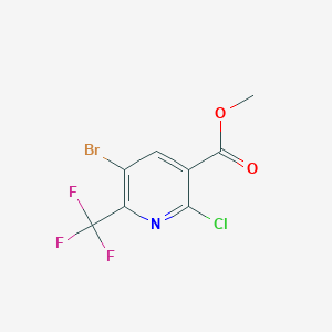 Methyl 5-bromo-2-chloro-6-(trifluoromethyl)pyridine-3-carboxylate