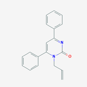 molecular formula C19H16N2O B293273 1-allyl-4,6-diphenyl-2(1H)-pyrimidinone 