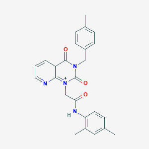 molecular formula C25H24N4O3 B2932740 N-(2,4-dimethylphenyl)-2-{3-[(4-methylphenyl)methyl]-2,4-dioxo-1H,2H,3H,4H-pyrido[2,3-d]pyrimidin-1-yl}acetamide CAS No. 902962-29-2