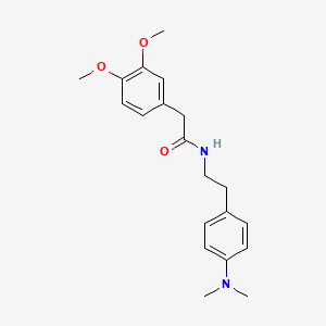 molecular formula C20H26N2O3 B2932746 2-(3,4-dimethoxyphenyl)-N-(4-(dimethylamino)phenethyl)acetamide CAS No. 953167-83-4