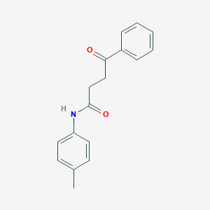 molecular formula C17H17NO2 B293276 N-(4-methylphenyl)-4-oxo-4-phenylbutanamide 