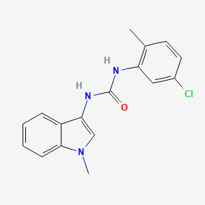 molecular formula C17H16ClN3O B2932807 1-(5-chloro-2-methylphenyl)-3-(1-methyl-1H-indol-3-yl)urea CAS No. 941927-42-0
