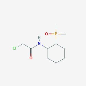 2-Chloro-N-(2-dimethylphosphorylcyclohexyl)acetamide