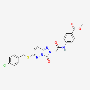 methyl 4-({[6-[(4-chlorobenzyl)thio]-3-oxo[1,2,4]triazolo[4,3-b]pyridazin-2(3H)-yl]acetyl}amino)benzoate
