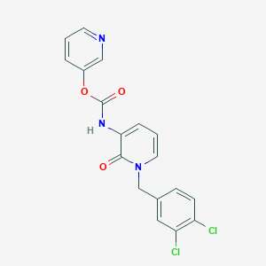 3-pyridinyl N-[1-(3,4-dichlorobenzyl)-2-oxo-1,2-dihydro-3-pyridinyl]carbamate