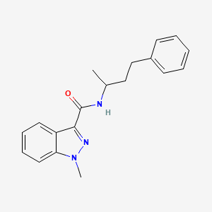 molecular formula C19H21N3O B2932861 1-甲基-N-(4-苯基丁-2-基)-1H-吲唑-3-甲酰胺 CAS No. 1448053-47-1