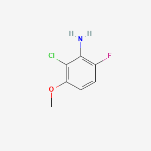 molecular formula C7H7ClFNO B2932888 2-Chloro-6-fluoro-3-methoxyaniline CAS No. 1017777-58-0