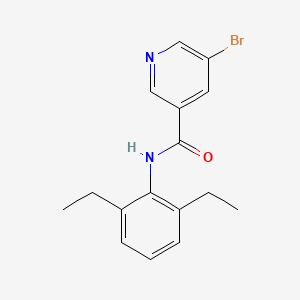 5-bromo-N-(2,6-diethylphenyl)nicotinamide