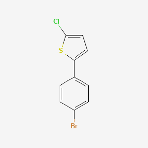 molecular formula C10H6BrClS B2932899 2-(4-Bromo-phenyl)-5-chloro-thiophene CAS No. 1373223-12-1