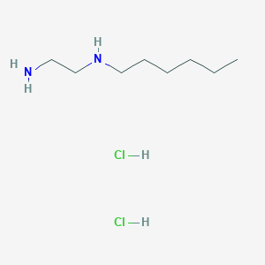 molecular formula C8H22Cl2N2 B2932911 (2-Aminoethyl)(hexyl)amine dihydrochloride CAS No. 2309752-28-9
