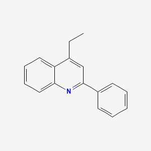 molecular formula C17H15N B2932940 4-Ethyl-2-phenylquinoline CAS No. 297138-65-9
