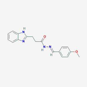 3-(1H-benzimidazol-2-yl)-N'-(4-methoxybenzylidene)propanohydrazide