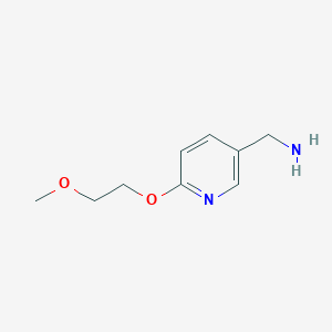 [6-(2-Methoxyethoxy)pyridin-3-yl]methanamine