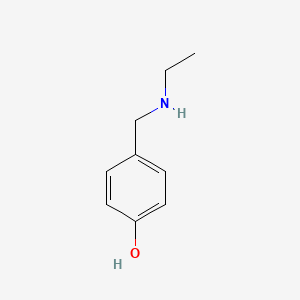 molecular formula C9H13NO B2932976 4-[(Ethylamino)methyl]phenol CAS No. 45966-19-6