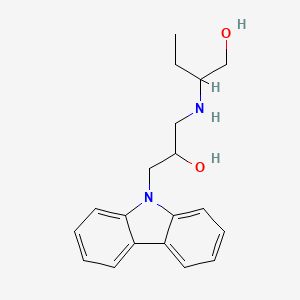 2-[(3-Carbazol-9-yl-2-hydroxypropyl)amino]butan-1-ol