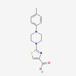 2-[4-(4-Methylphenyl)piperazino]-1,3-thiazole-4-carboxylic acid