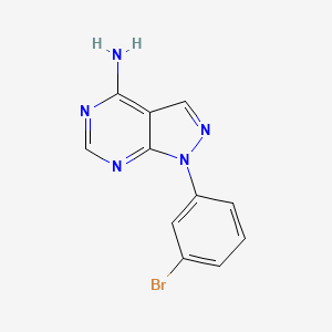 1-(3-Bromophenyl)pyrazolo[3,4-d]pyrimidin-4-amine