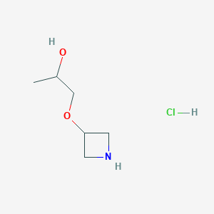 1-(Azetidin-3-yloxy)propan-2-ol;hydrochloride