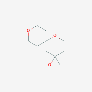 molecular formula C10H16O3 B2933007 2,8,11-Trioxadispiro[2.1.55.33]tridecane CAS No. 2248292-49-9