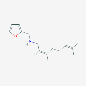 molecular formula C15H23NO B2933011 (2Z)-N-(furan-2-ylmethyl)-3,7-dimethylocta-2,6-dien-1-amine CAS No. 352641-46-4