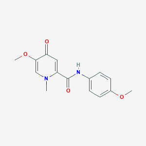 5-methoxy-N-(4-methoxyphenyl)-1-methyl-4-oxo-1,4-dihydropyridine-2-carboxamide