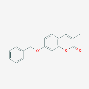 molecular formula C18H16O3 B293304 7-(benzyloxy)-3,4-dimethyl-2H-chromen-2-one 