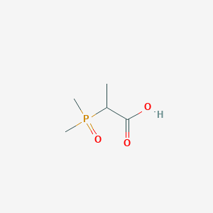 molecular formula C5H11O3P B2933060 2-二甲基膦酰基丙酸 CAS No. 2418692-79-0