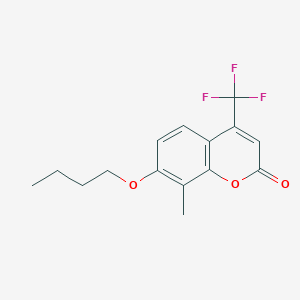 7-butoxy-8-methyl-4-(trifluoromethyl)-2H-chromen-2-one