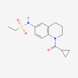 N-[1-(cyclopropanecarbonyl)-3,4-dihydro-2H-quinolin-6-yl]ethanesulfonamide
