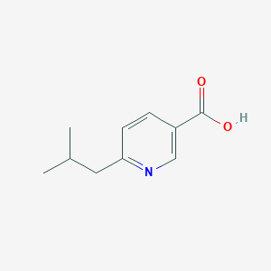 molecular formula C10H13NO2 B2933137 6-Isobutylnicotinic acid CAS No. 121343-77-9