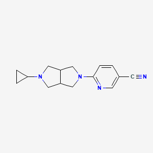 6-(5-cyclopropylhexahydropyrrolo[3,4-c]pyrrol-2(1H)-yl)nicotinonitrile