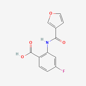 4-Fluoro-2-(furan-3-amido)benzoic acid