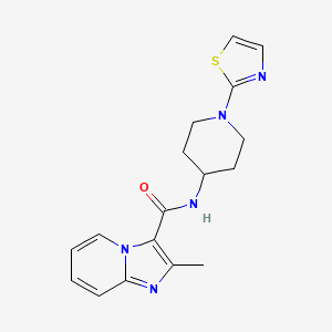 2-methyl-N-(1-(thiazol-2-yl)piperidin-4-yl)imidazo[1,2-a]pyridine-3-carboxamide