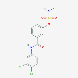 3-[(3,4-dichloroanilino)carbonyl]phenyl-N,N-dimethylsulfamate