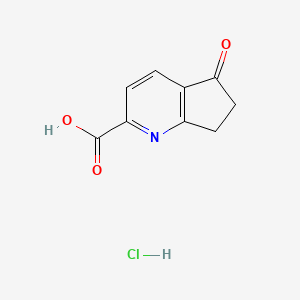 5-Oxo-6,7-dihydrocyclopenta[b]pyridine-2-carboxylic acid;hydrochloride