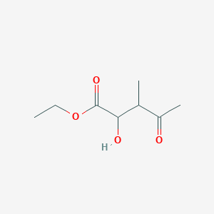 molecular formula C8H14O4 B2933272 Ethyl 2-hydroxy-3-methyl-4-oxopentanoate CAS No. 891858-05-2