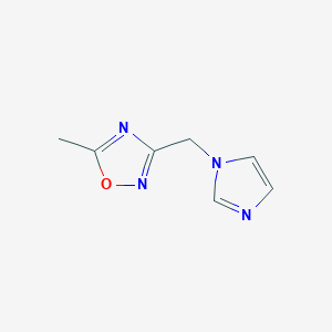 3-[(1H-imidazol-1-yl)methyl]-5-methyl-1,2,4-oxadiazole