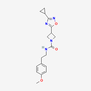 3-(3-cyclopropyl-1,2,4-oxadiazol-5-yl)-N-(4-methoxyphenethyl)azetidine-1-carboxamide