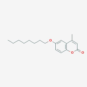 molecular formula C18H24O3 B293329 4-methyl-6-(octyloxy)-2H-chromen-2-one 