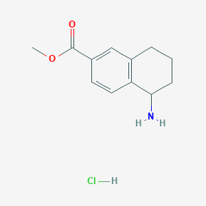 Methyl 5-amino-5,6,7,8-tetrahydronaphthalene-2-carboxylate hydrochloride