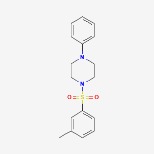 1-(3-Methylphenyl)sulfonyl-4-phenylpiperazine