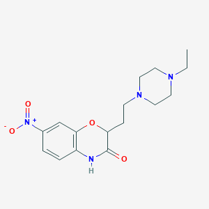 2-[2-(4-ethylpiperazino)ethyl]-7-nitro-2H-1,4-benzoxazin-3(4H)-one