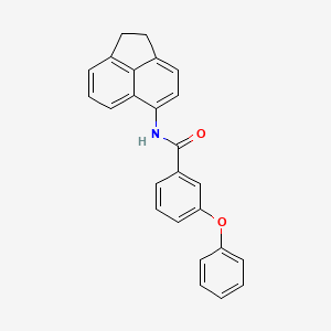 molecular formula C25H19NO2 B2933355 N-(1,2-dihydroacenaphthylen-5-yl)-3-phenoxybenzamide CAS No. 391221-76-4