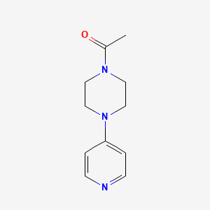molecular formula C11H15N3O B2933441 1-[4-(Pyridin-4-yl)piperazin-1-yl]ethan-1-one CAS No. 300394-67-6