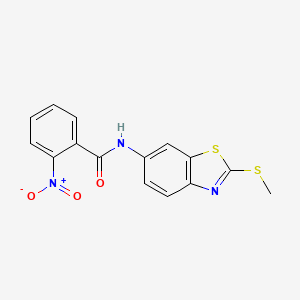 N-(2-(methylthio)benzo[d]thiazol-6-yl)-2-nitrobenzamide