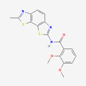 2,3-dimethoxy-N-(7-methyl-[1,3]thiazolo[4,5-g][1,3]benzothiazol-2-yl)benzamide